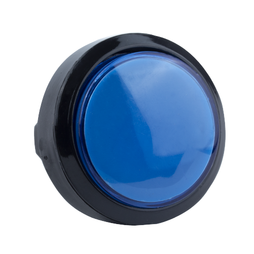 60mm 파란색 원형 LED 아케이드 스위치 버튼